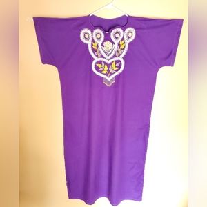 HAND BEADED 100% EGYPTIAN COTTON JELLABIYA